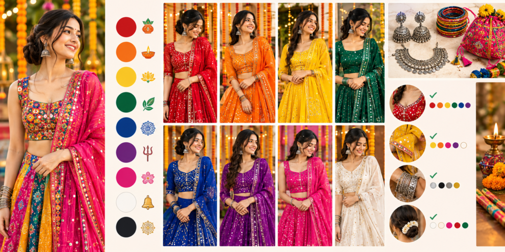 Creative ways to follow Navratri colors on a budget